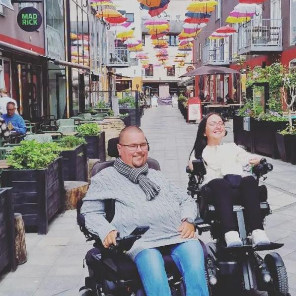 To kørestolsbrugere i Vejle Midtpunkt