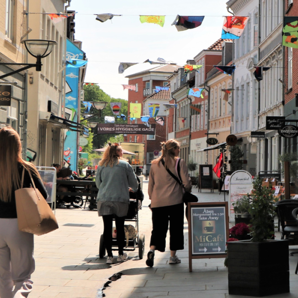 Shopping på Vejles gågade