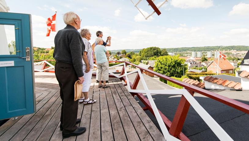 Udsigten fra Vejle Vindmølle