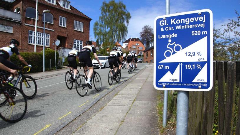 Bakkeskilt i Vejle
