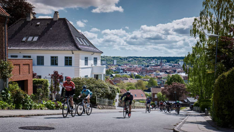 Cyklister til Grejsdalsløbet