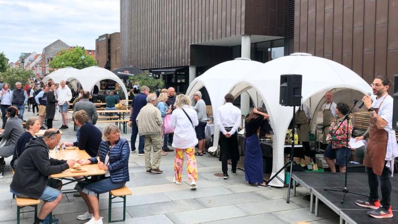 Vejle MADfest afholdes på Søndertorv i Vejle