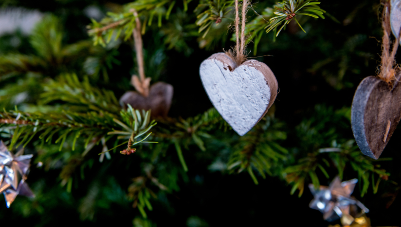 Julepynt på Haughus Gods