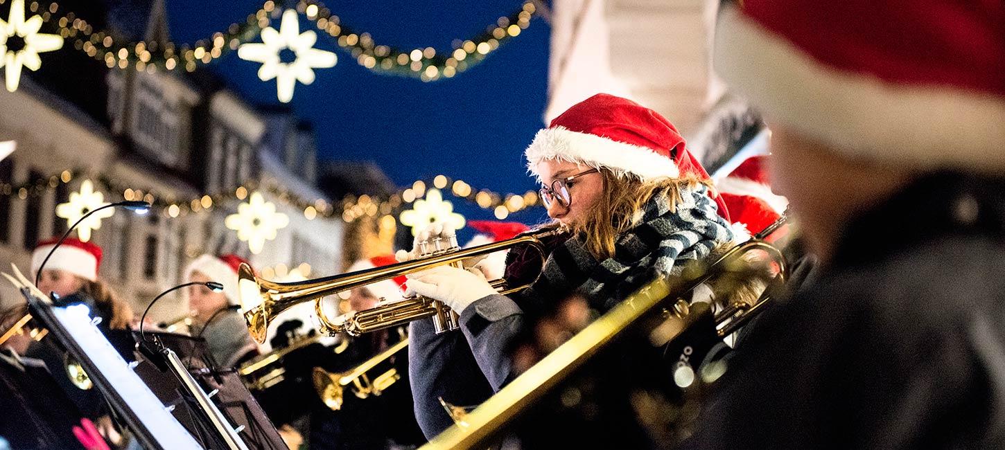 Julekoncert i Vejle Gågade