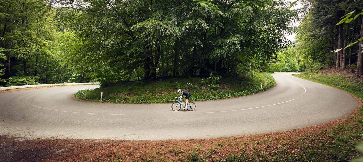 Cykelrytter ved Munkebjerg