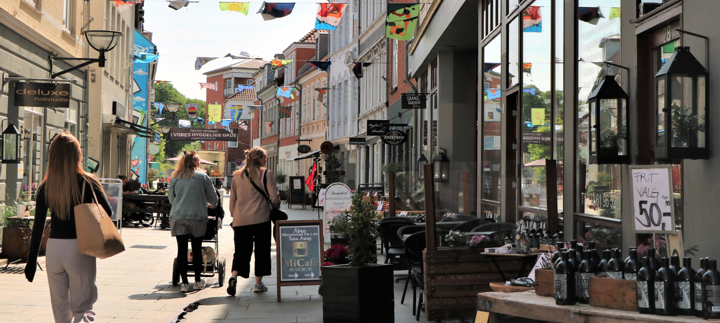 Shopping på Vejles gågade