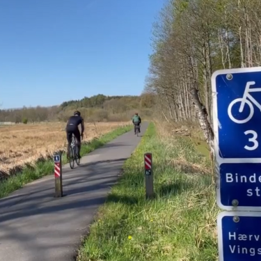 Cykel på Bindeballestien