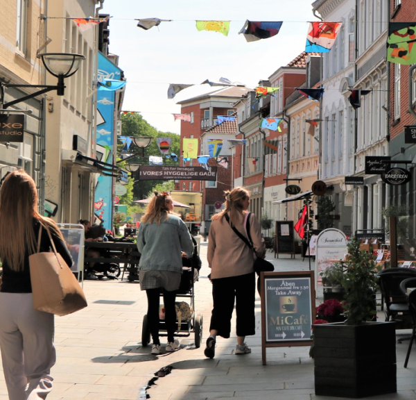 Shopping på Vejles gågade