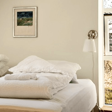 Senge på bed and breakfast 
