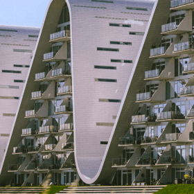 Bølgen ved havnefronten i Vejle