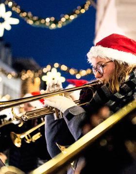 Julekoncert i Vejle Gågade