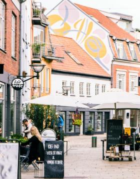 Sommer i Grønnegade i Vejle