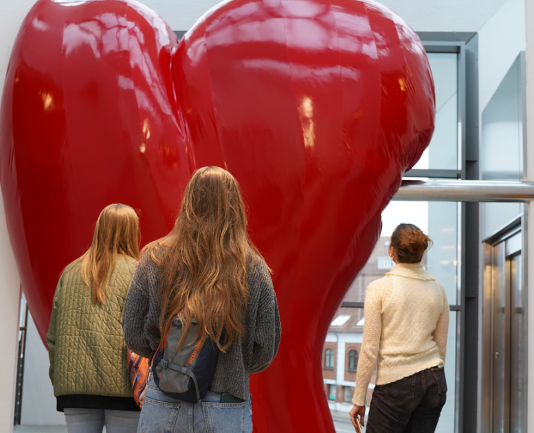 Besøgende på Vejle Kunstmuseum